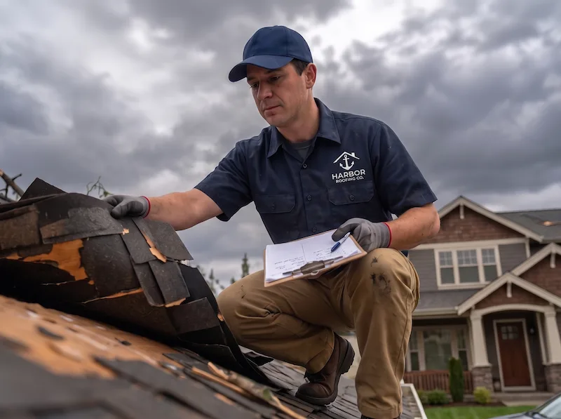 Harbor Roofing Meta ad